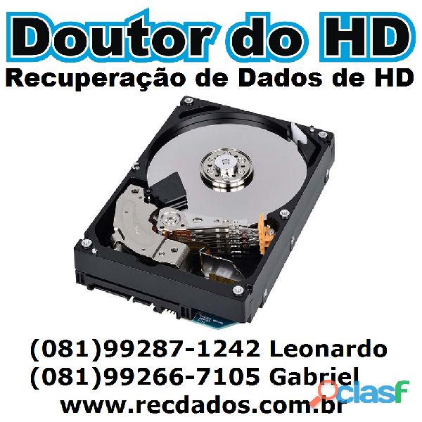 Doutor Do HD Recuperação de Dados de HD