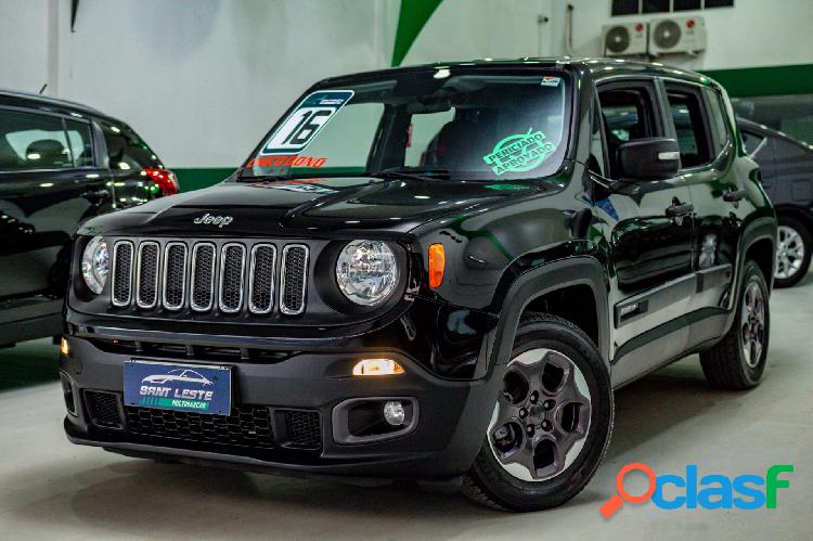 JEEP RENEGADE SPORT 1.8 4X2 FLEX 16V MEC. PRETO 2016 1.8