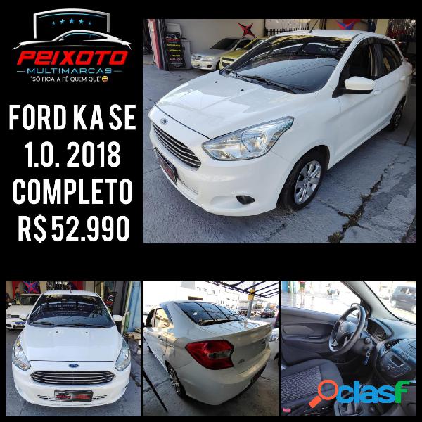 FORD KA+ SEDAN 1.0 SESE PLUS TIVCT FLEX 4P BRANCO 2018 1.0