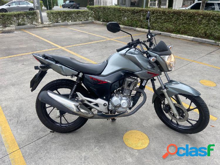 HONDA CG 160 FAN FLEX CINZA 2020 160 FLEX