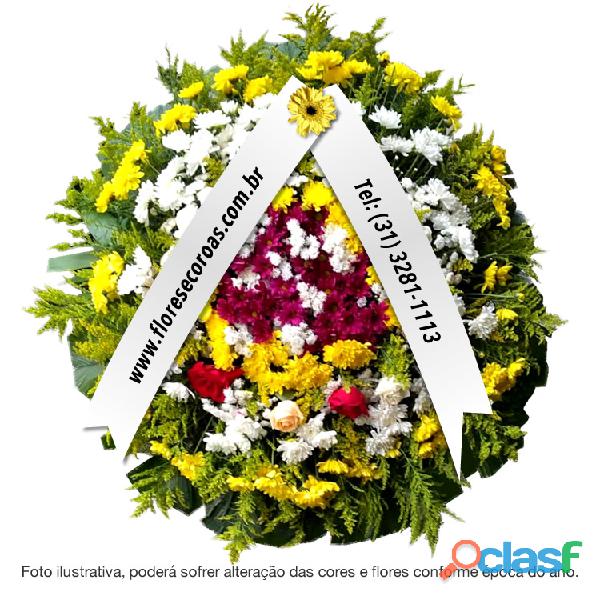 Metropax Sabará MG floricultura entrega Coroa de flores