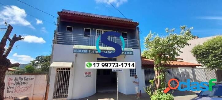 Vende-se Sobrado com Salão comercio em Ouroeste SP
