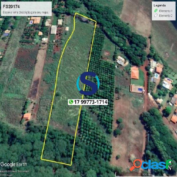 Vende-se chácara com frente para o Rio Grande