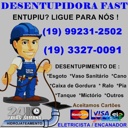 Desentupidora em Vila Industrial em Campinas (19) 992312502