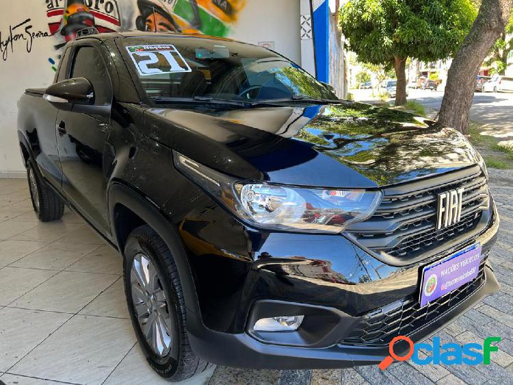 FIAT STRADA FREEDOM 1.3 FLEX 8V CS PLUS PRETO 2021 1.3 FLEX