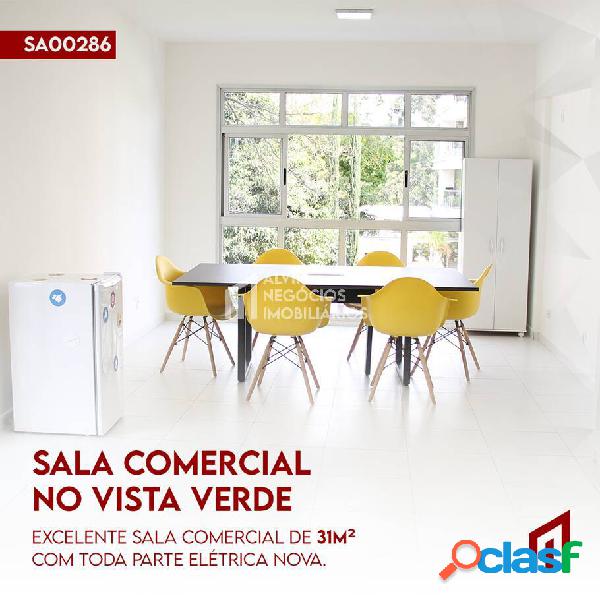 SALA COMERCIAL 31 METROS NO VISTA VERDE EM SJC - À VENDA