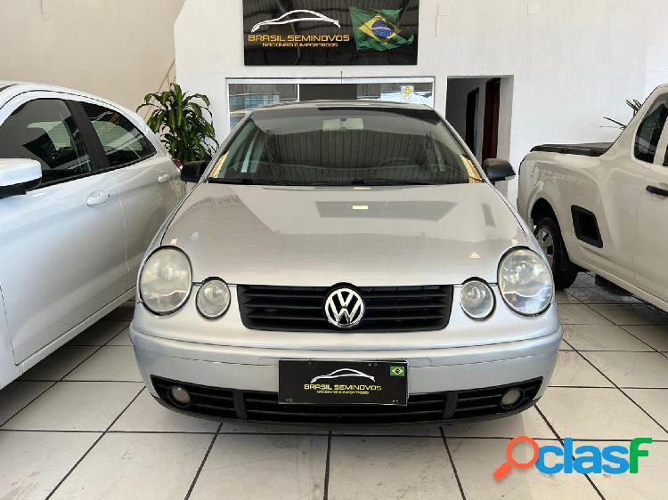 VOLKSWAGEN POLO SEDAN 1.6 MI 101CV 8V 4P PRATA 2004 1.6