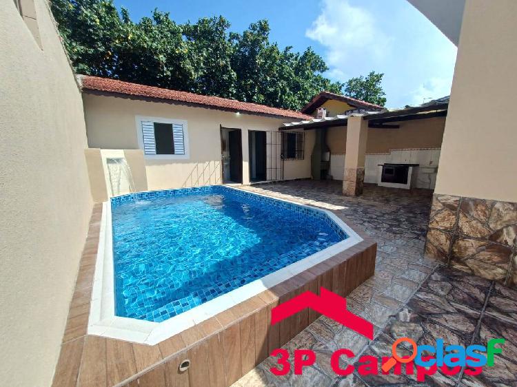 CASA 3 DORMITORIOS LOTE INTEIRO COM PISCINA ITAOCA