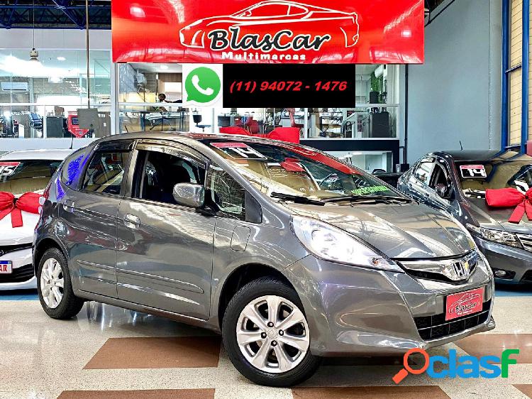 HONDA FIT LX 1.4 16V CINZA 2014 1.4 FLEX