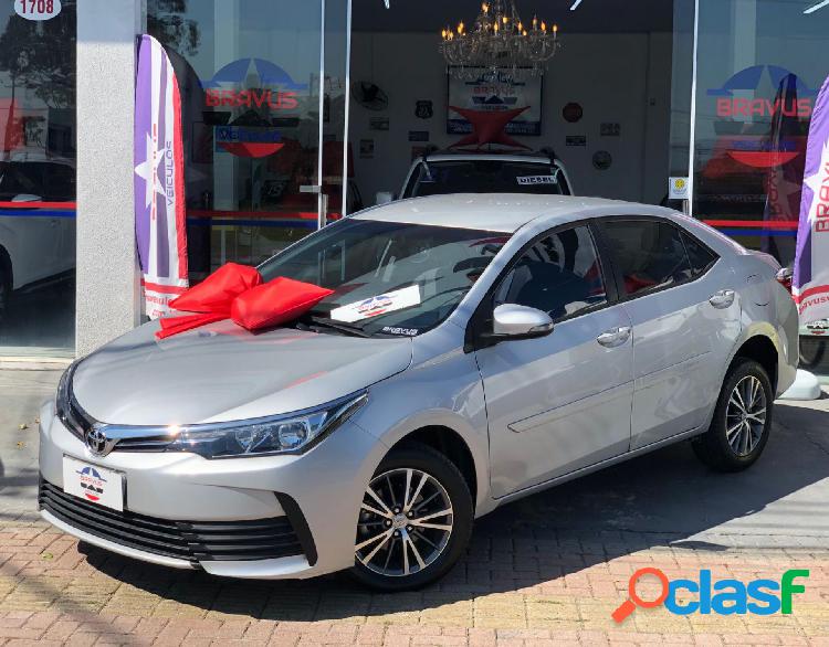 TOYOTA COROLLA GLI 1.8 FLEX 16V AUT. PRATA 2018 1.8 FLEX