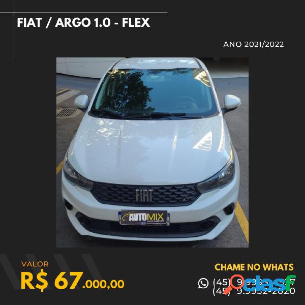 FIAT ARGO 1.0 6V FLEX. BRANCO 2022 1.0 FLEX