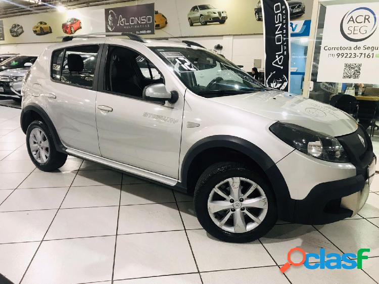RENAULT SANDERO STEPWAY HI-FLEX 1.6 16V 5P PRATA 2012 1.6