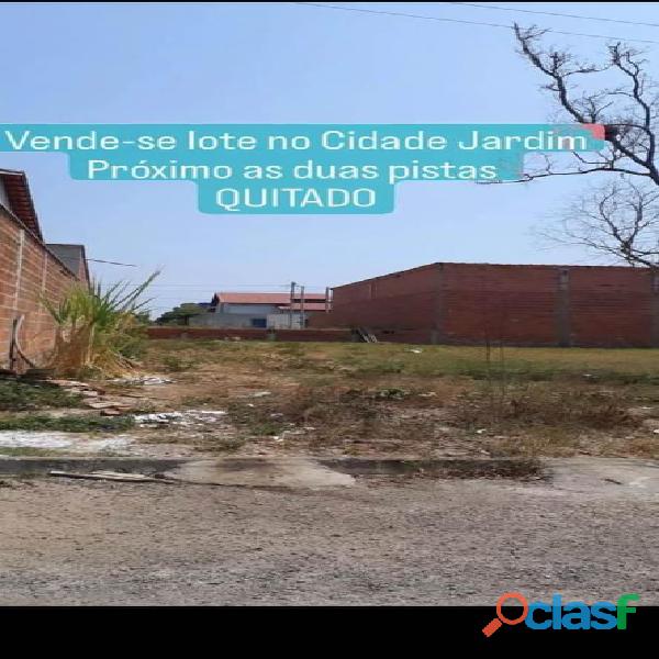 Vende se lote setor cidade jardim