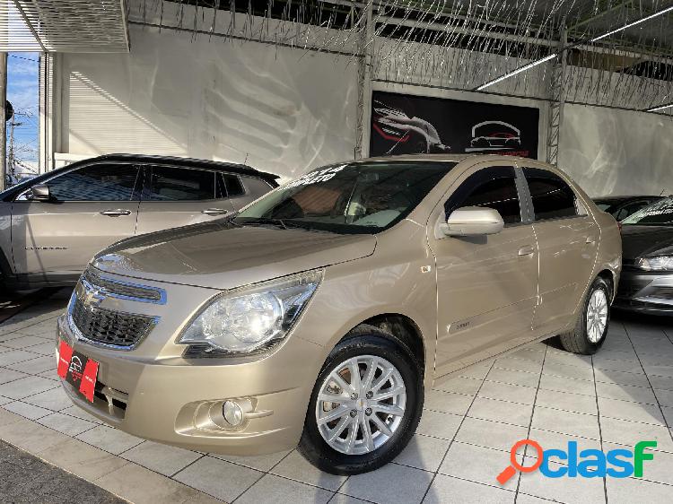 CHEVROLET COBALT LTZ 1.4 8V FLEXPOWERECONOFLEX 4P BEGE 2014