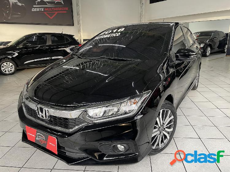 HONDA CITY SEDAN EXL 1.5 FLEX 16V 4P AUT. PRETO 2018 1.5