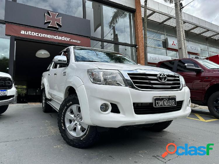 TOYOTA HILUX CD SRV 4X4 2.7 FLEX 16V AUT. BRANCO 2013 2.7