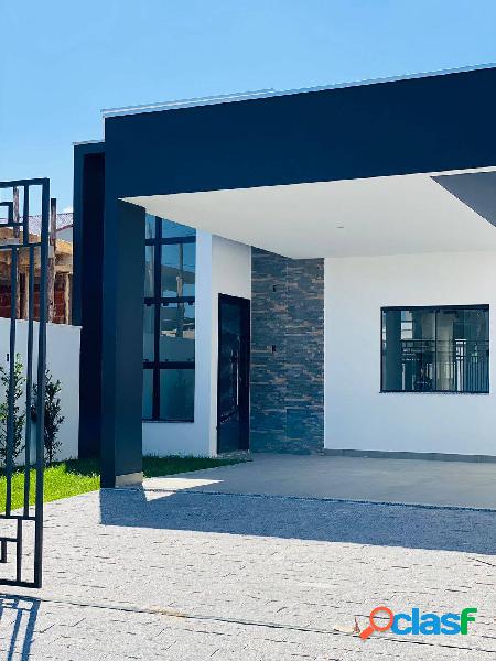 CASA COM 3 DORMITÓRIOS BOSQUE DA MATA EM TIJUCAS.