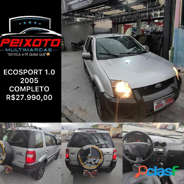 FORD ECOSPORT XL 1.6 1.6 FLEX 8V 5P PRATA 2005 1.6 FLEX