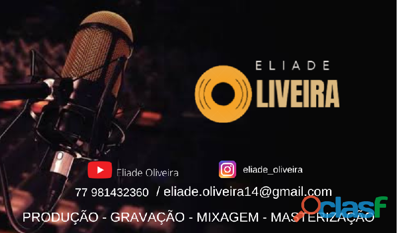 Grave sua música, composição ou projeto com qualidade e