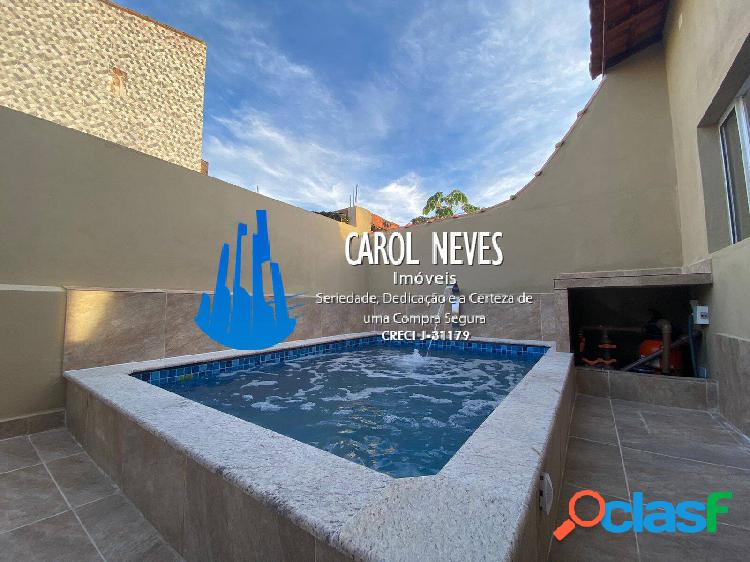 CASA NOVA 2 DORMITÓRIOS 1 SUÍTE PISCINA FINANCIAMENTO