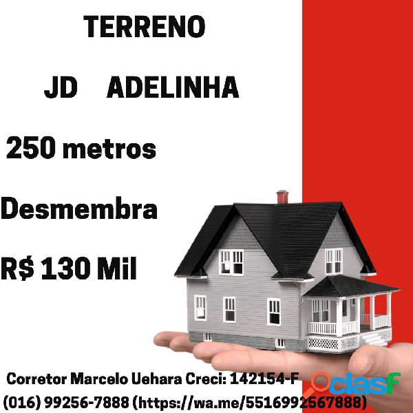 ⚜️ TERRENO JS ADELINHA ⚜️ DESMEMBRA