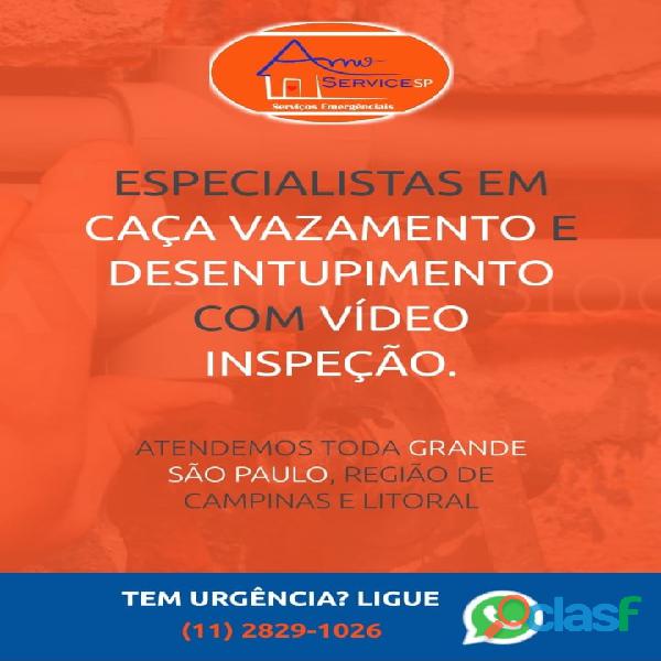 Amo Service caça vazamento desentupimento,detetização; e