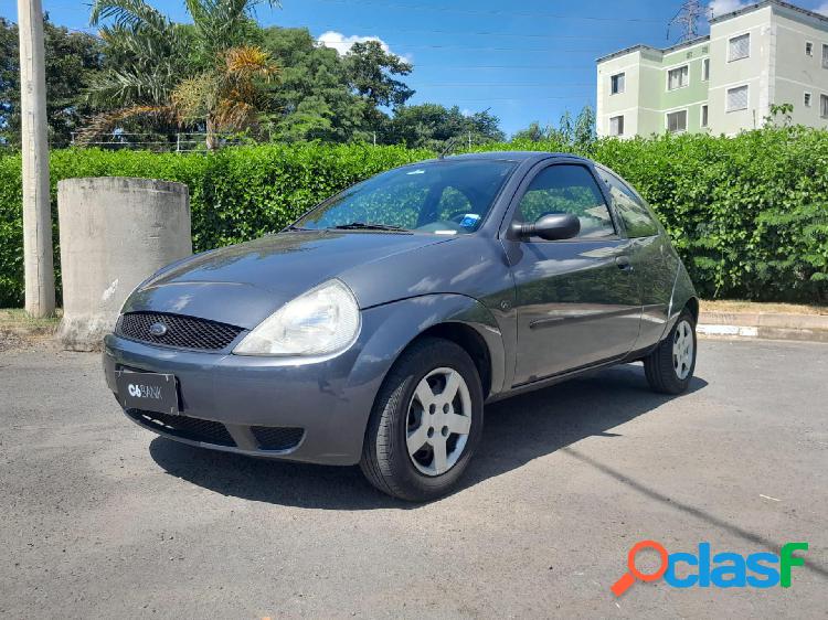 FORD KA GL 1.0I ZETEC ROCAM CINZA 2007 1.0 GASOLINA