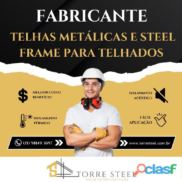 Fabricante Telhas Metálicas Sanduiche Torre Steel