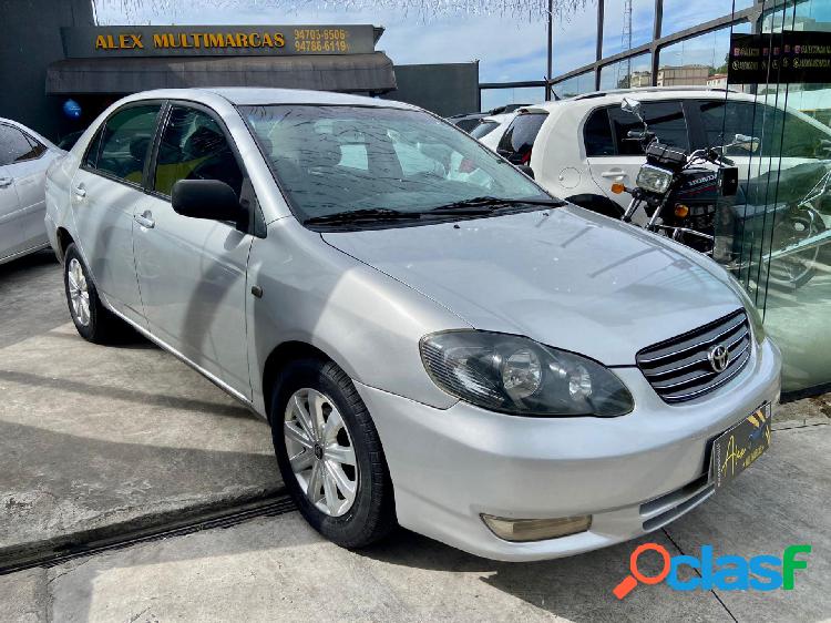 TOYOTA COROLLA XEI 1.81.8 FLEX 16V AUT. PRATA 2003 1.8 FLEX