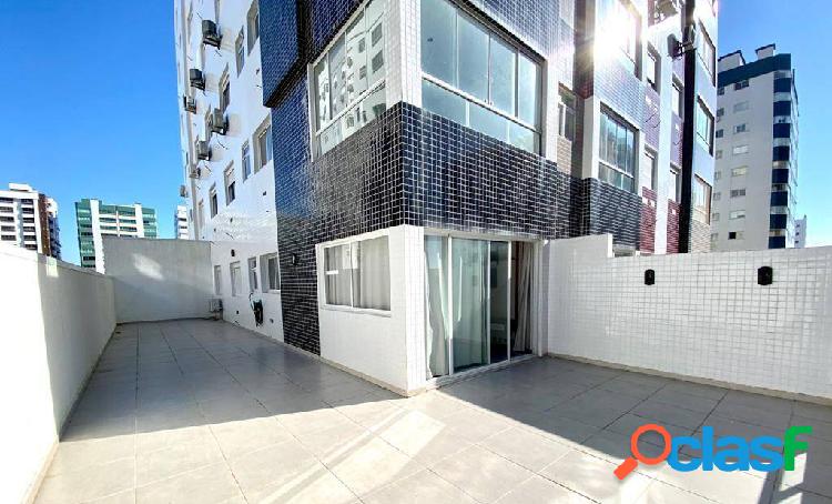 Apartamento com terraço amplo, 2 dormitórios, mobiliado