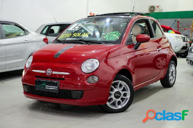 FIAT 500 CULT 1.4 FLEX 8V EVO MEC. VERMELHO 2013 1.4 FLEX