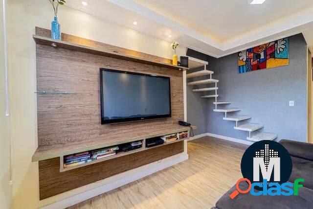 Apto Duplex com 3 Quartos, 94m², 2 Vagas de garagem - Cotia