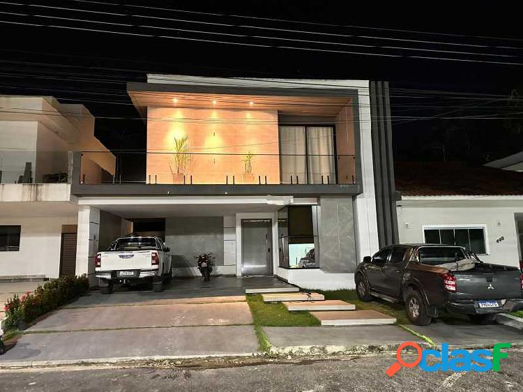 CASA NOVA EM CONDOMINIO DE LUXO NA PONTA NEGRA 4 SUITES COM