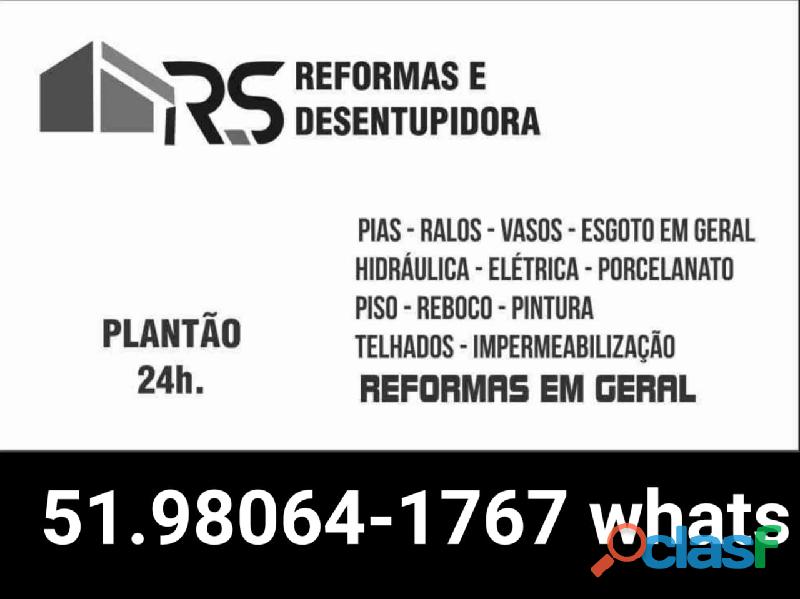 Desentupidora em Cachoeirinha RS Encanador 5198064.1767