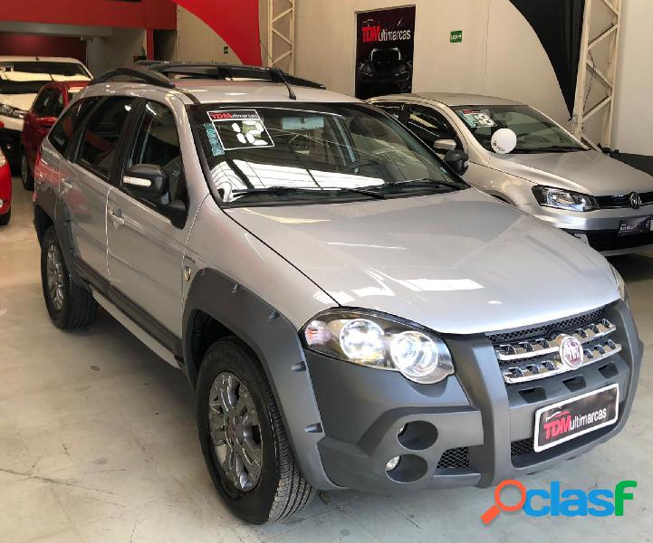 FIAT PALIO WEEK. ADV. DUALOGIC 1.8 FLEX PRATA 2012 1.8 FLEX