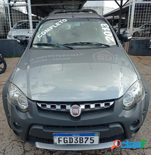 FIAT PALIO WEEK. ADVADV TRYON 1.8 MPI FLEX CINZA 2013 1.8