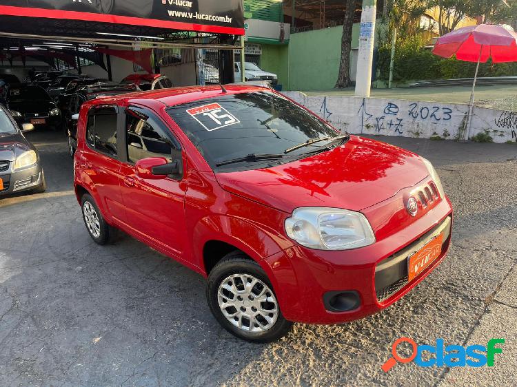 FIAT UNO VIVACE CELEB. 1.0 EVO F.FLEX 8V 5P VERMELHO 2015
