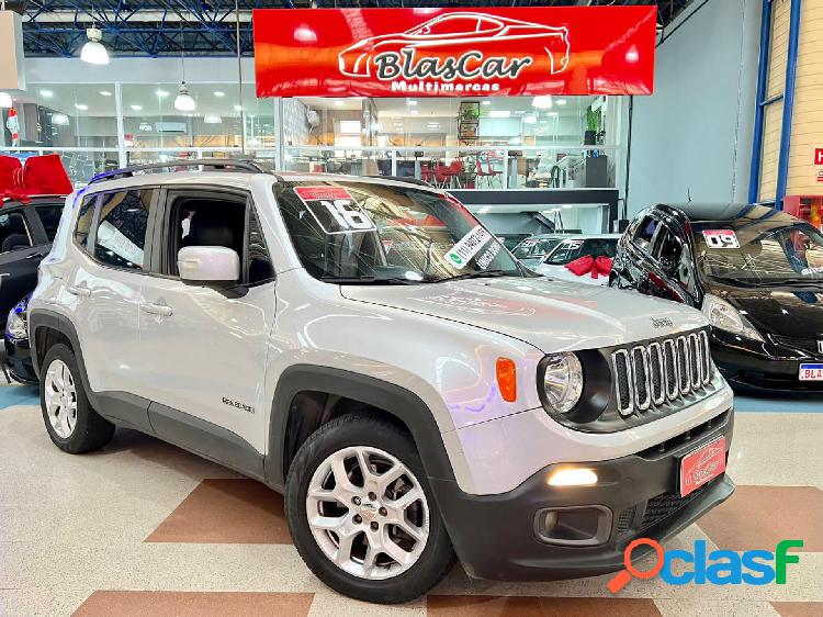 JEEP RENEGADE LONGITUDE 1.8 4X2 FLEX 16V AUT. PRATA 2016 1.8