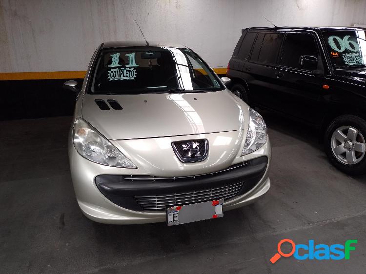 PEUGEOT 207 XR 1.4 FLEX 8V 5P PRATA 2011 1.4 FLEX