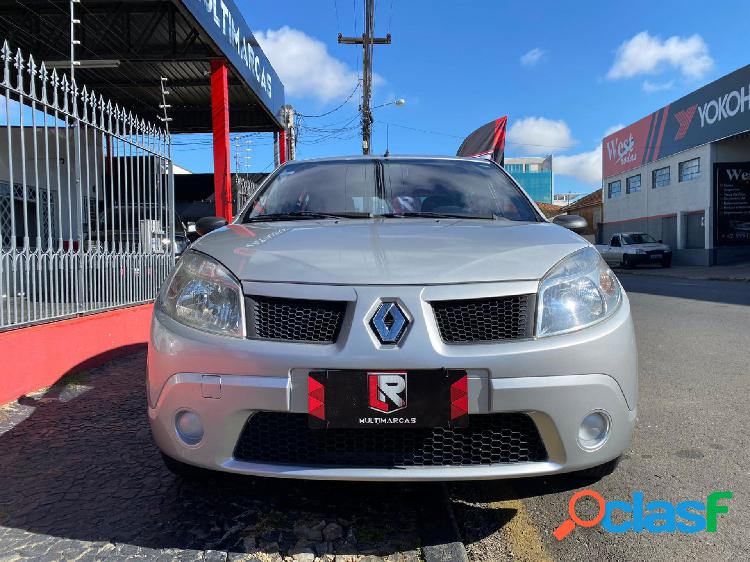 RENAULT SANDERO EXPRESSION HI-FLEX 1.0 16V 5P PRATA 2008 1.0