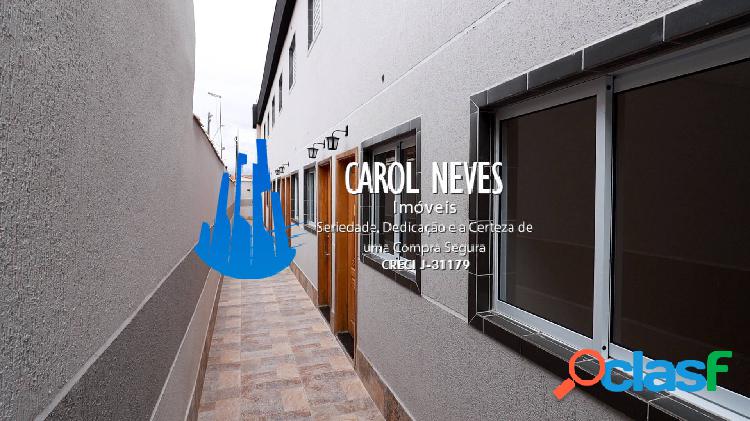 SOBRADO NOVO CONDOMÍNIO 2 DORMITÓRIOS FINANCIAMENTO