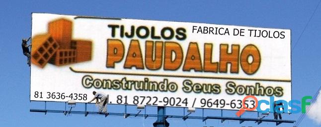 TIJOLOS DE 8 FUROS EM PROMOÇÃO PARA TAMANDARE PE.