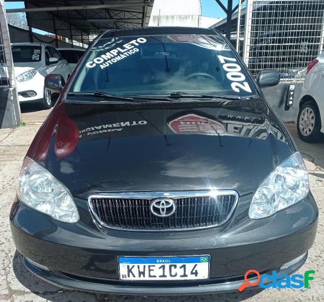 TOYOTA COROLLA XEI 1.81.8 FLEX 16V AUT. PRETO 2007 1.8