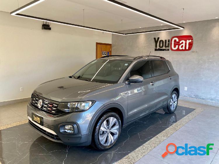 VOLKSWAGEN T-CROSS COMFORTLINE 1.0 TSI FLEX 5P AUT. CINZA