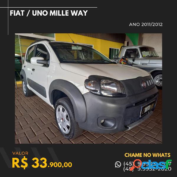 FIAT UNO MILLE WAY ECONOMY 1.0 F.FLEX 4P BRANCO 2012 1.0