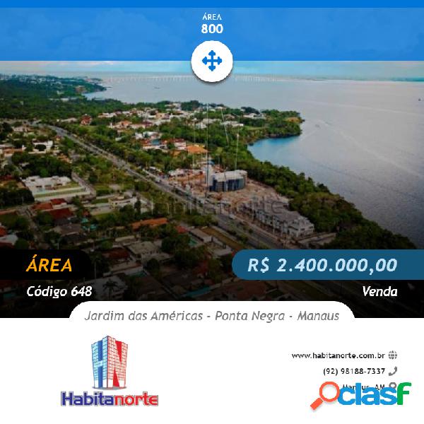 JARDIM DAS AMÉRICAS LOTE 20X40M PONTA NEGRA MANAUS