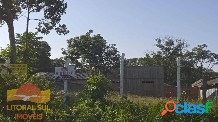 Terreno a venda no bairro Nereidas em Guaratuba-PR