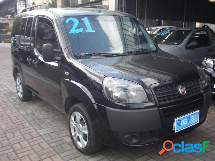 FIAT DOBLO ESSENCE 1.8 FLEX 16V 5P PRETO 2021 1.8 FLEX