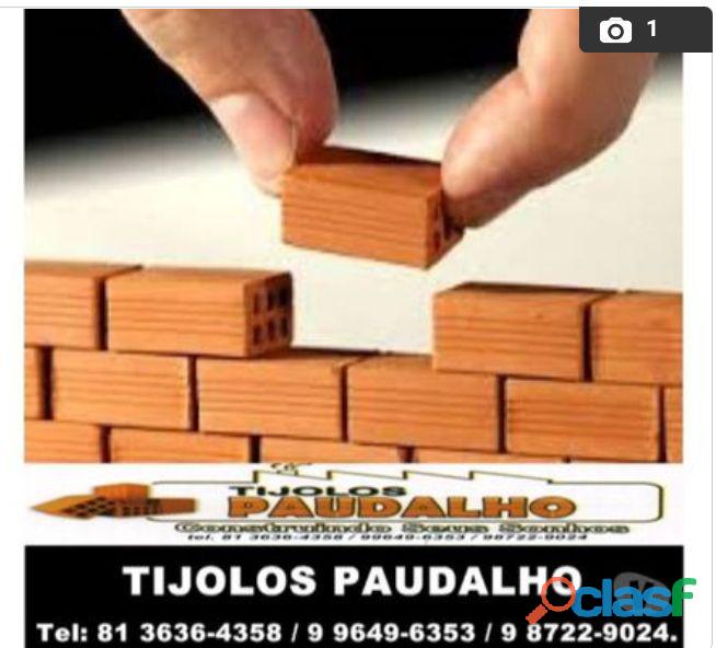 SUPER PROMOÇÃO DE TIJOLOS PARA OLINDA PE 3636.4358