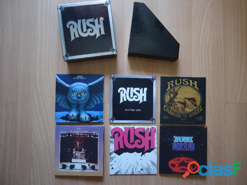 Rush Sector 1 Box 5cd + Livreto com as letras das músicas